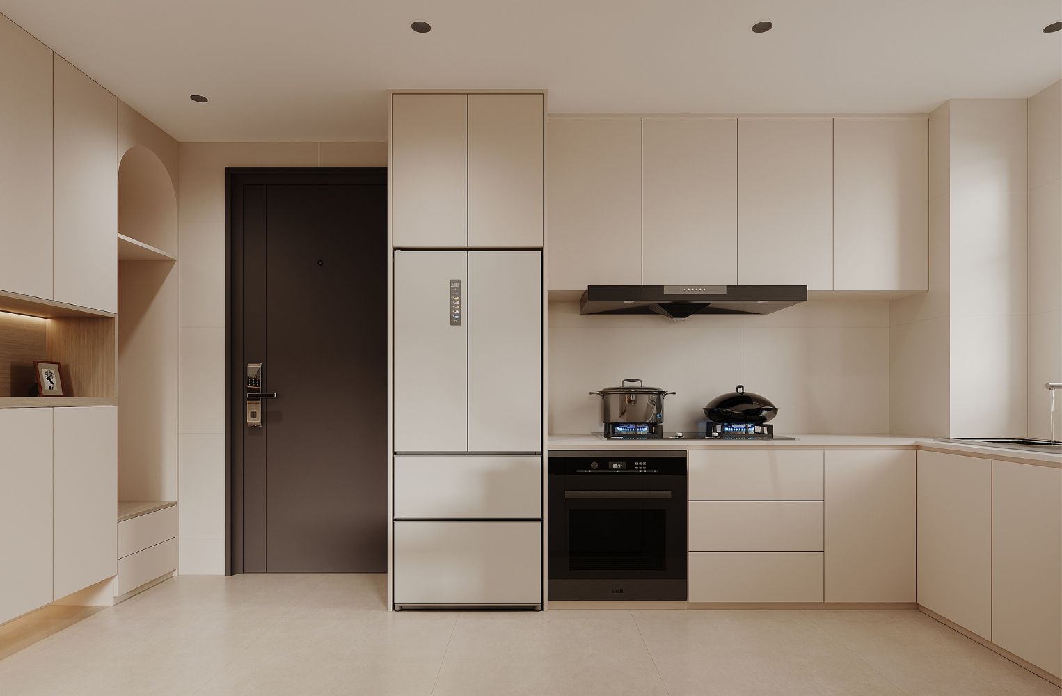 Tủ bếp nhôm Đồng Nai – Giải pháp bền đẹp cho không gian bếp hiện đại 2025